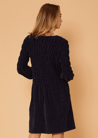 Women's Midnight Sweater Dress in Midnight by Shop at Konus