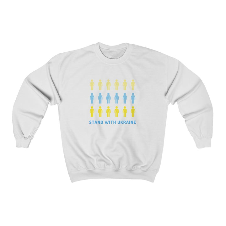 'Stand With Ukraine' Unisex Heavy Blend Crewneck Sweatshirt