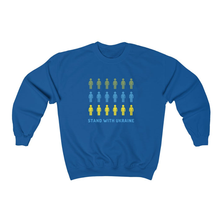 'Stand With Ukraine' Unisex Heavy Blend Crewneck Sweatshirt