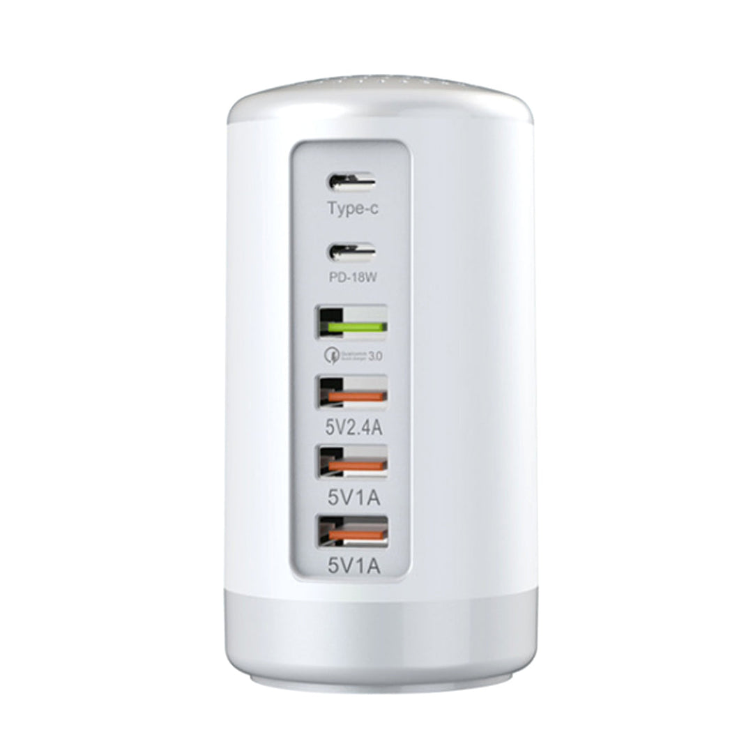 Tower USB With 6 High Speed Charging Ports by VistaShops