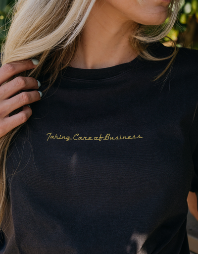 TAKING CARE OF BUSINESS - PRIMO GRAPHIC TEE by Bajallama