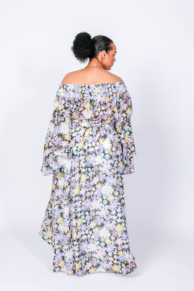 Abba Off The Shoulder Duster by LUVMEMORE