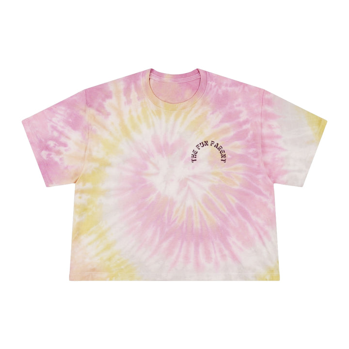 'The Fun Parent' Women's Tie-Dye Crop Tee