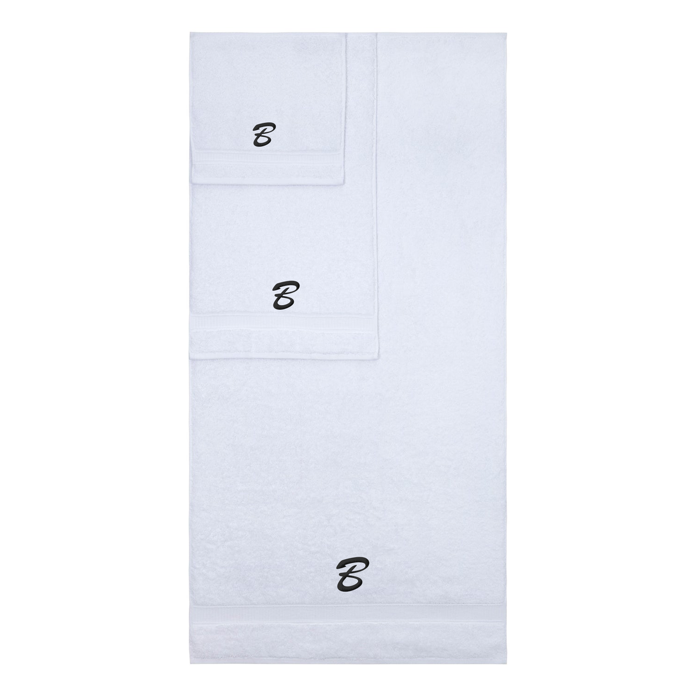 Monogrammed Towels by La'Hammam