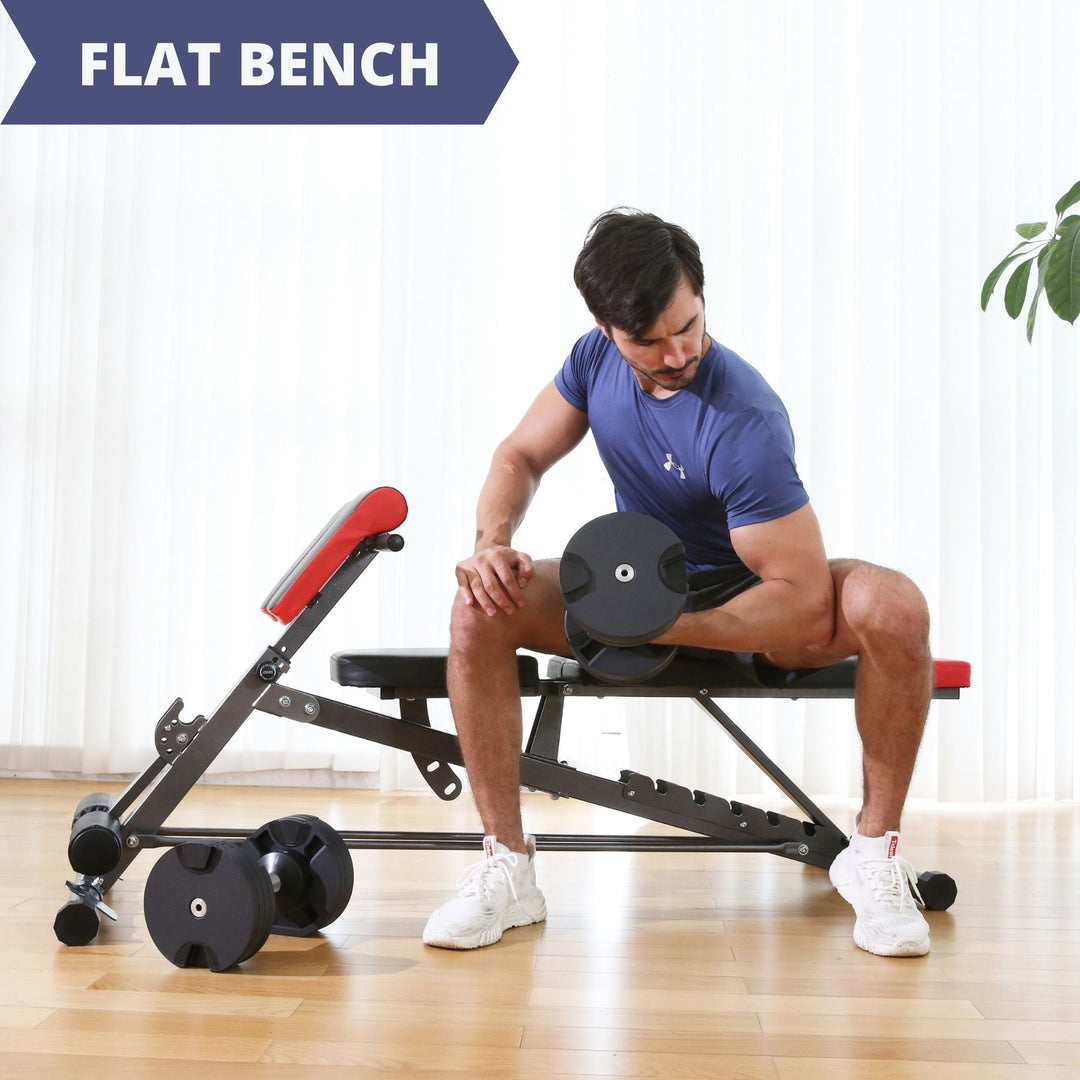 Multi-Functional FID Weight Bench for Full-Body Workout by Finer Form