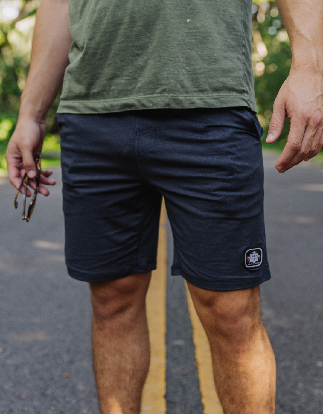 MACH ZERO LOUNGE SHORTS - NAVY by Bajallama