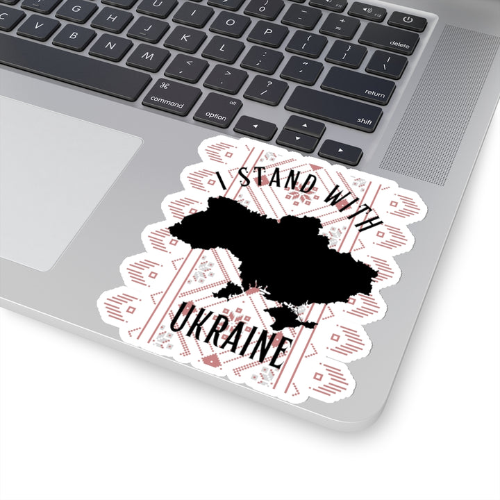 'I Stand With Ukraine' With Vishivanka Sticker