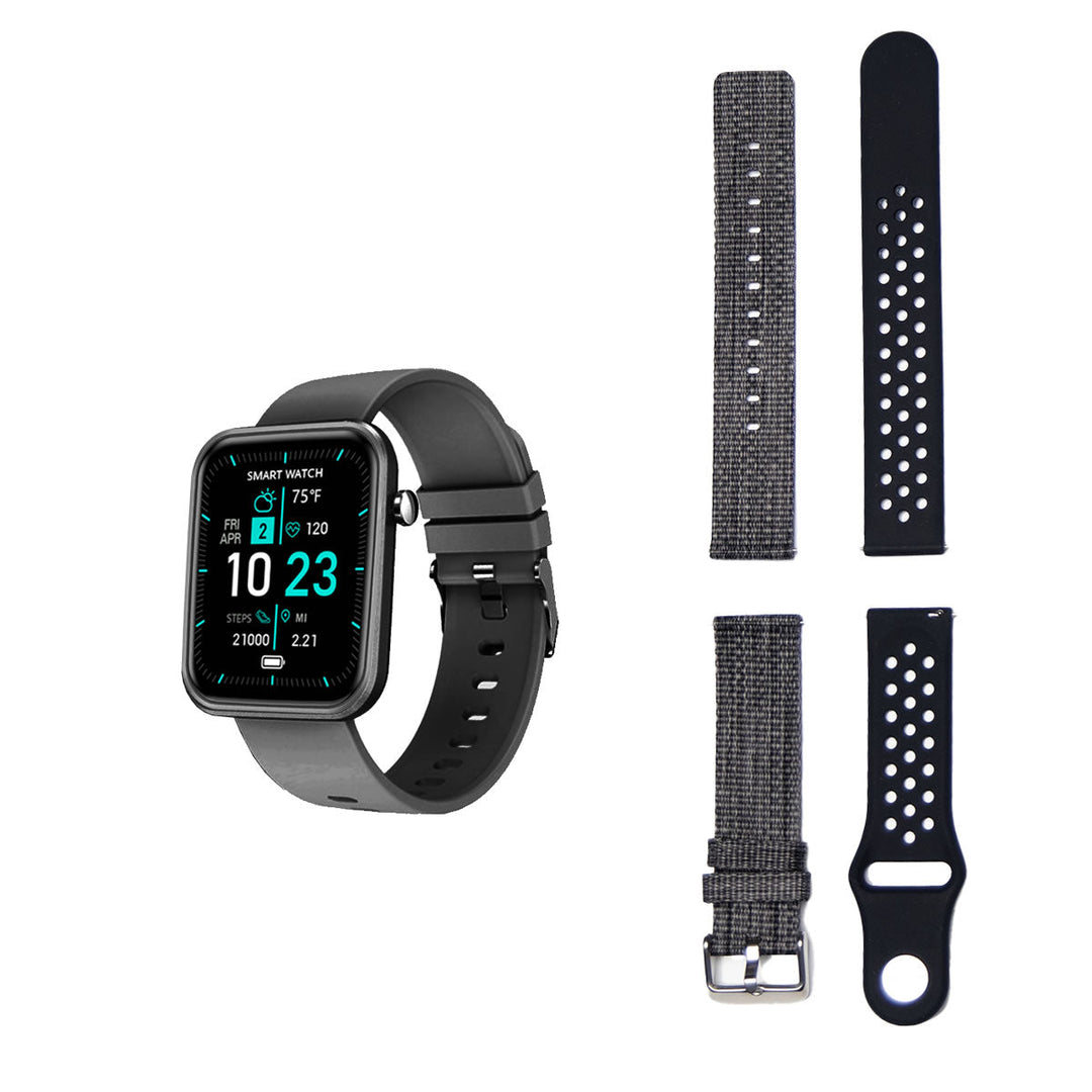 Advanced Smartwatch With Three Bands And Wellness + Activity Tracker by VistaShops