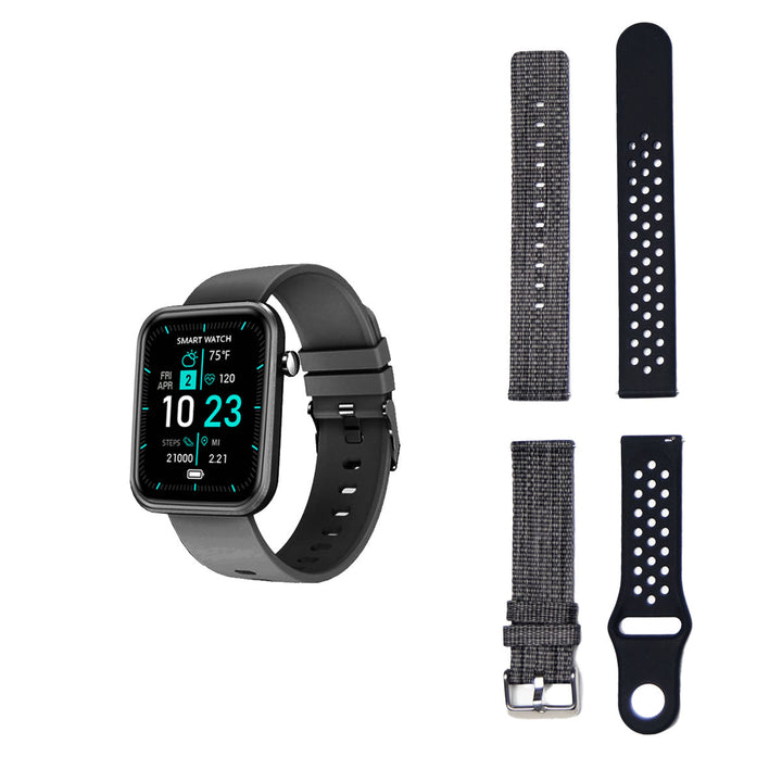 Advanced Smartwatch With Three Bands And Wellness + Activity Tracker by VistaShops