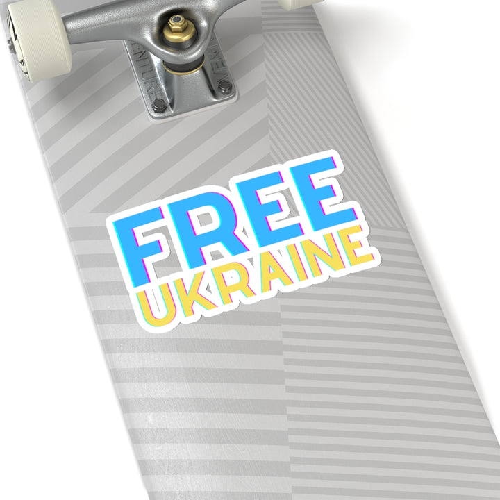 'Free Ukraine' With Vishivanka Sticker