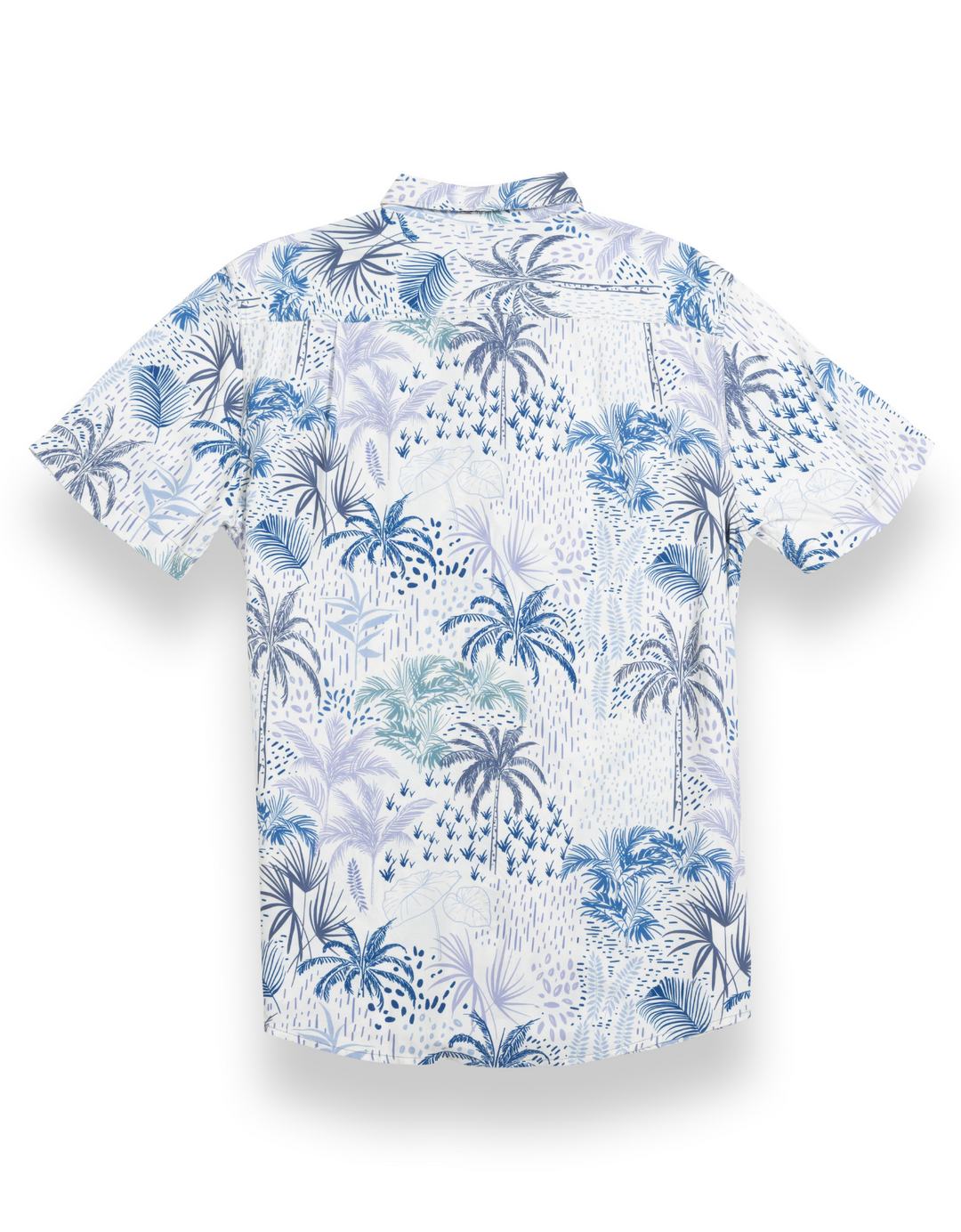 WHITE HOT TROPICS - WHITE NIGHTHAWK™ BUTTON UP by Bajallama