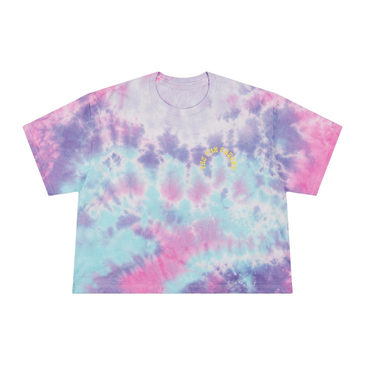 'The Fun Parent' Women's Tie-Dye Crop Tee