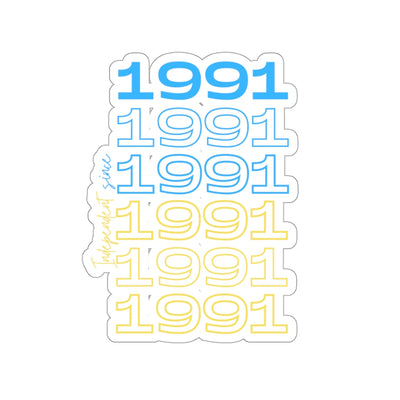 'Independent Since 1991' Sticker