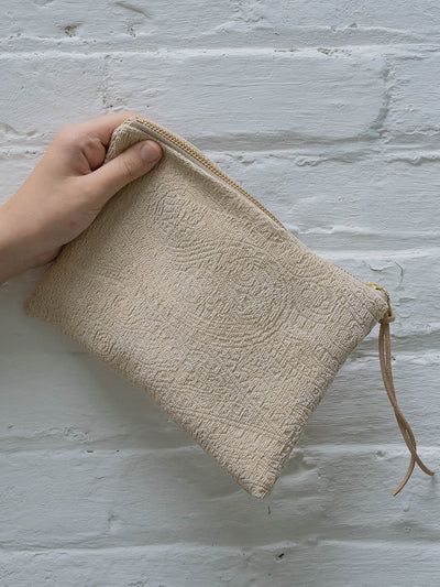 French Cream Chenille Purse by Ash & Rose