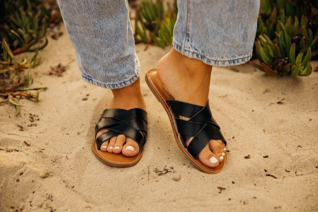 Women's Sandals Amalfi Black by Nest Shoes