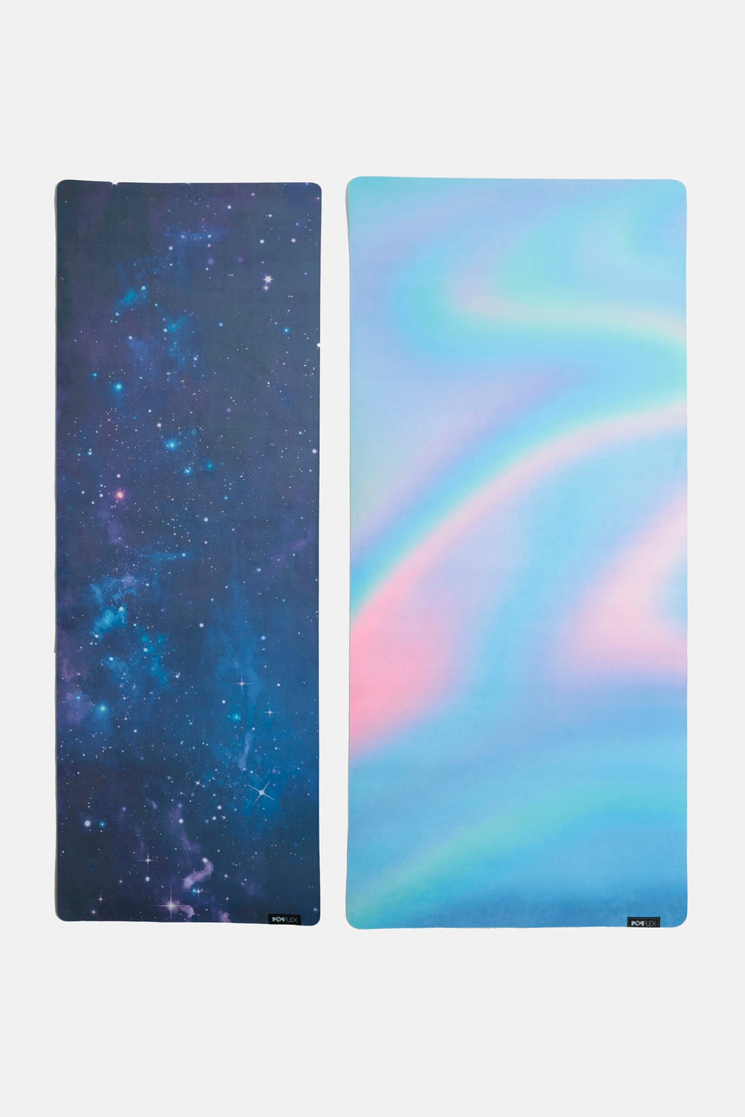 Super Wide 32” Vegan Suede Yoga Mat - Holographic by POPFLEX®