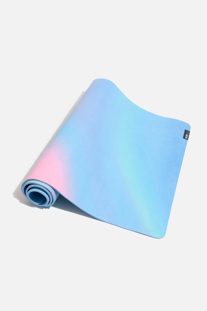 Super Wide 32” Vegan Suede Yoga Mat - Holographic by POPFLEX®