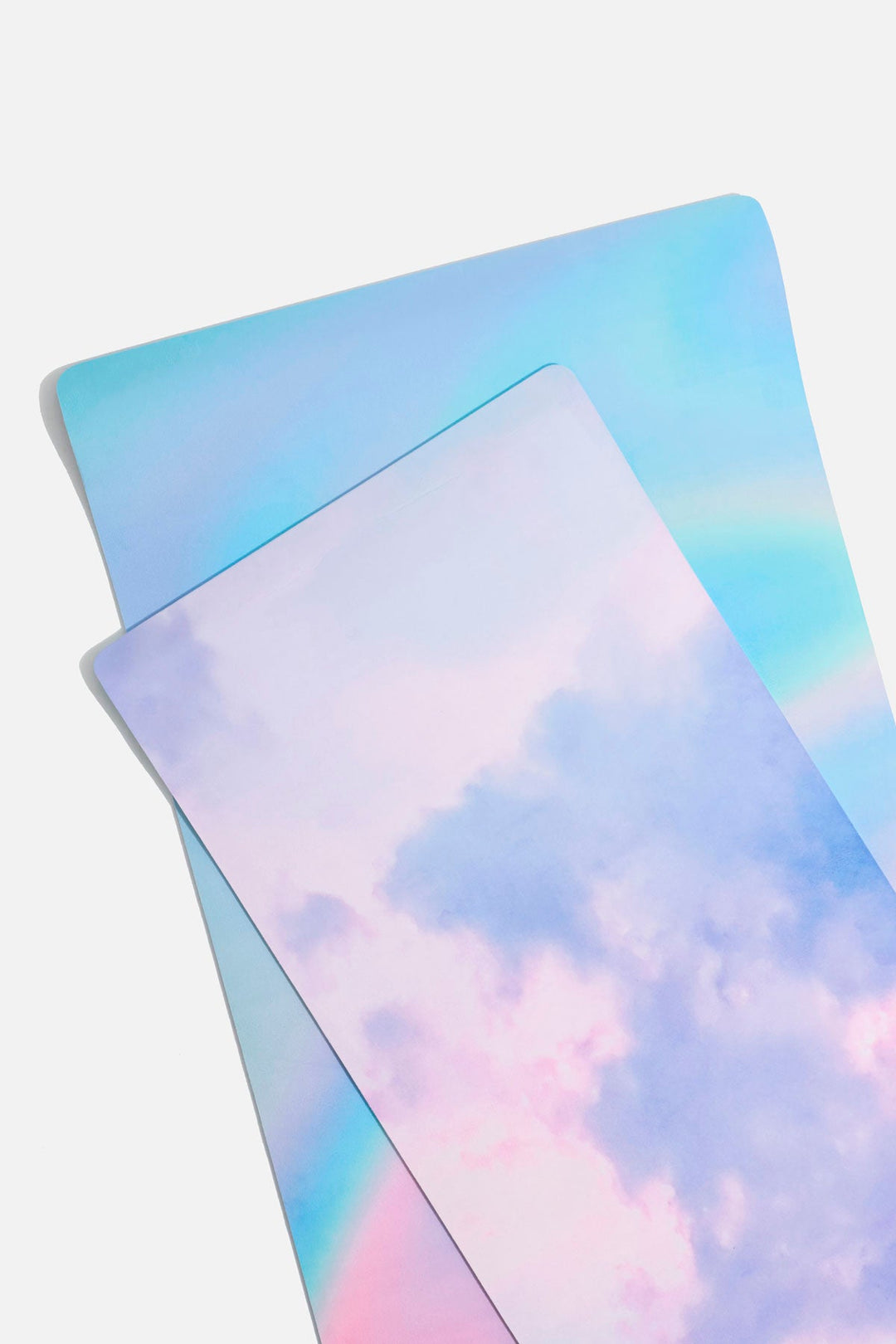 Super Wide 32” Vegan Suede Yoga Mat - Holographic by POPFLEX®