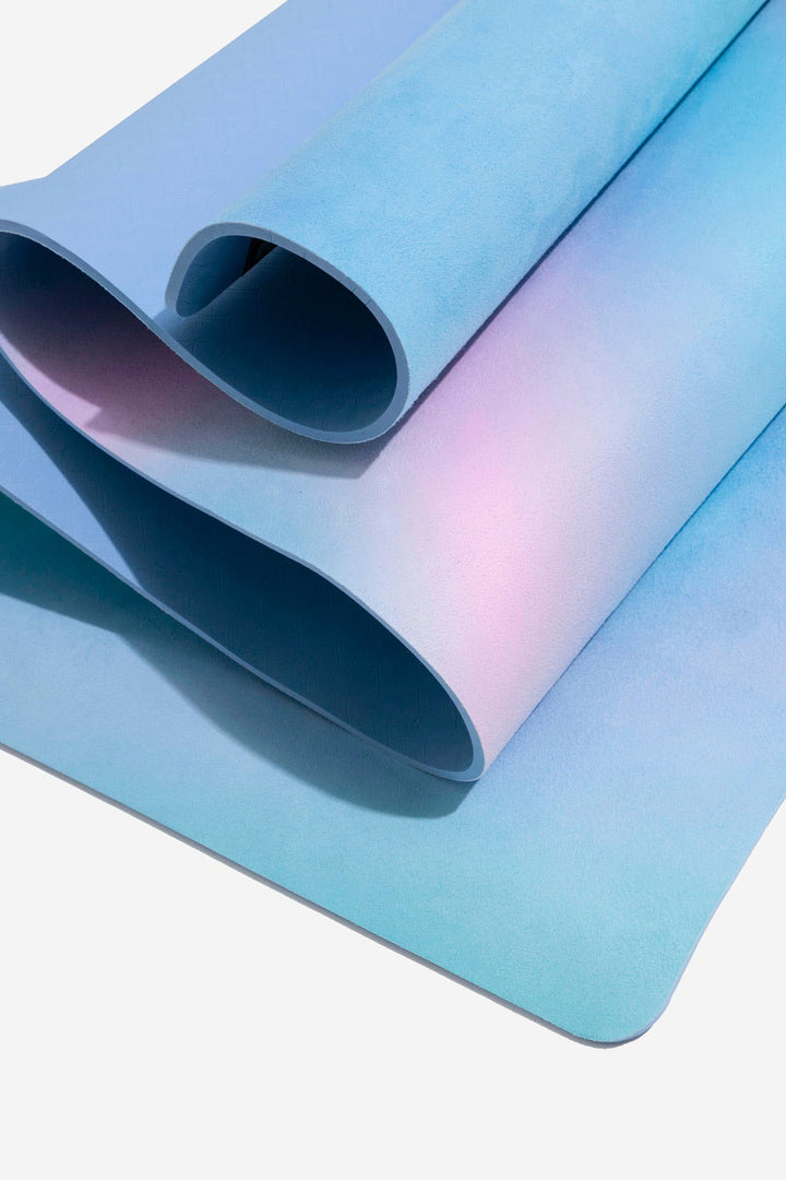 Super Wide 32” Vegan Suede Yoga Mat - Holographic by POPFLEX®