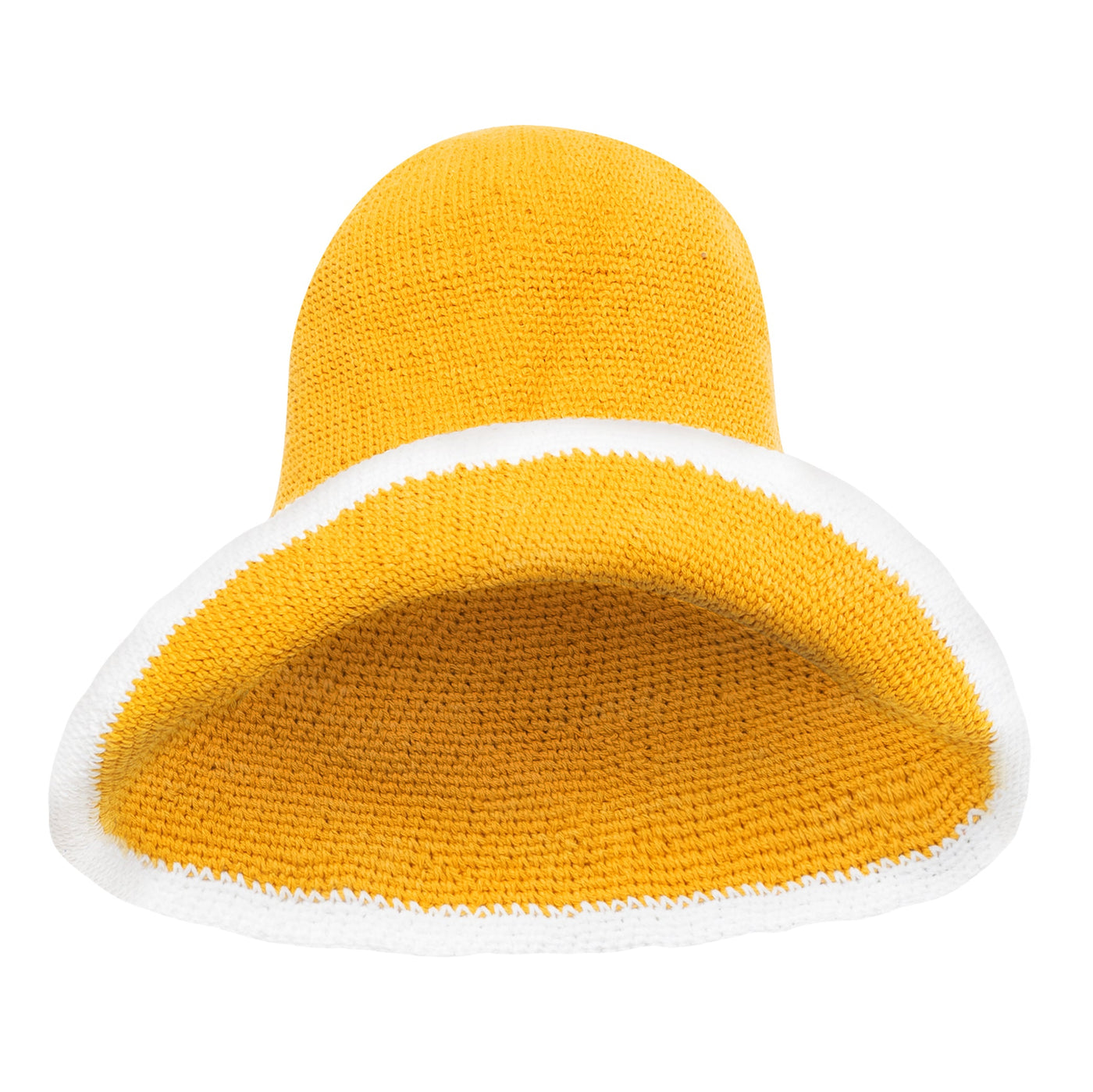 BLOOM LINE Crochet Sun Hat, in Energizing Yellow by BrunnaCo