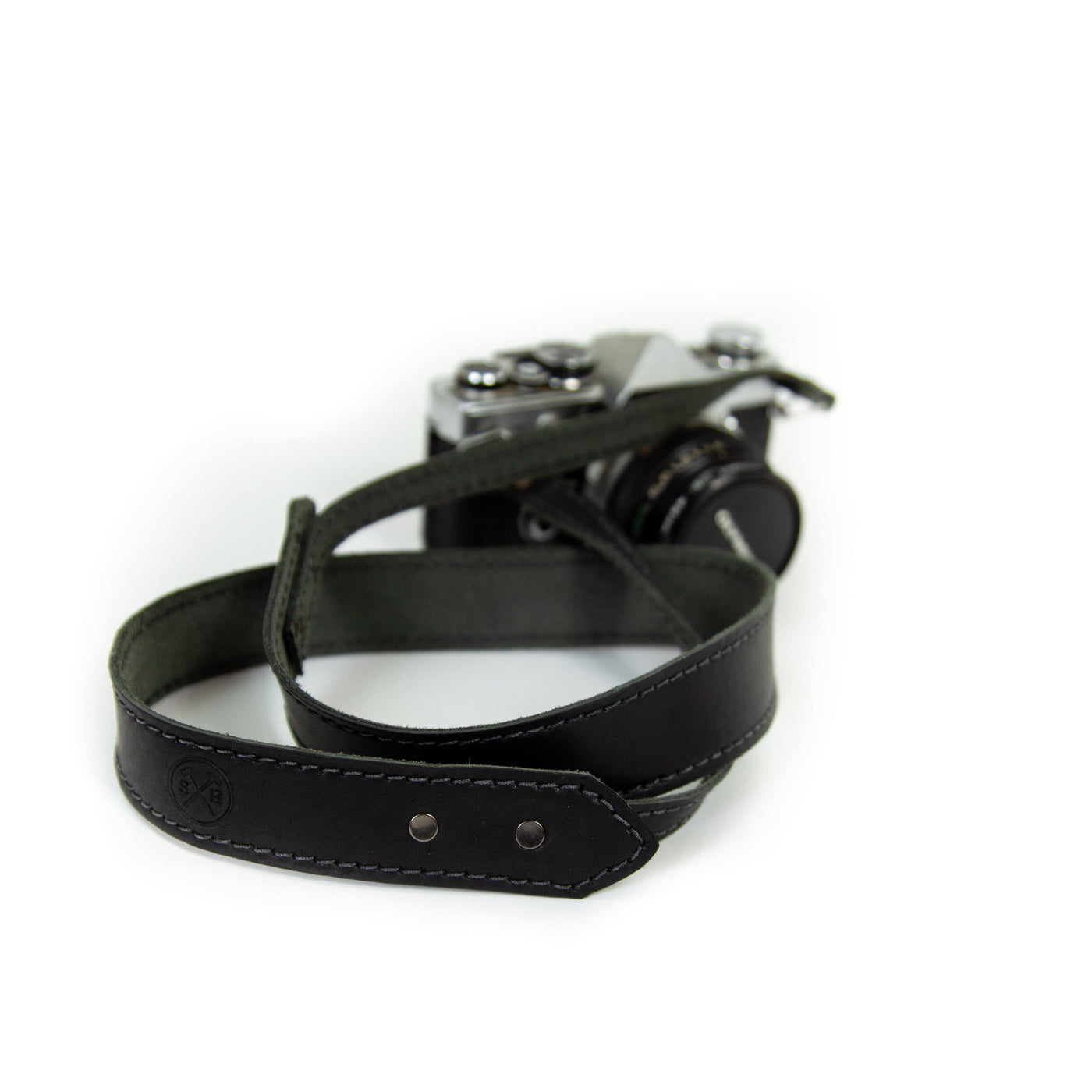 The Ansel Camera Strap in Black Dublin by Sturdy Brothers