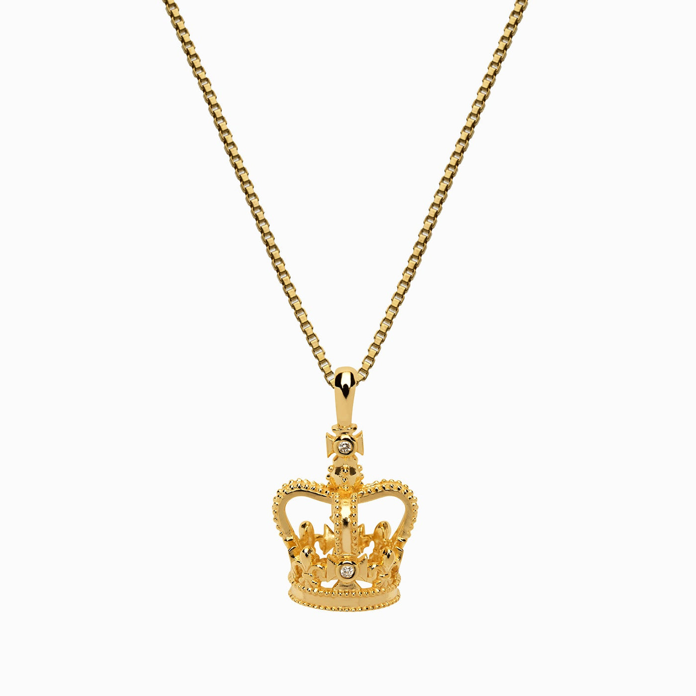 Diamond Crown Necklace by Awe Inspired