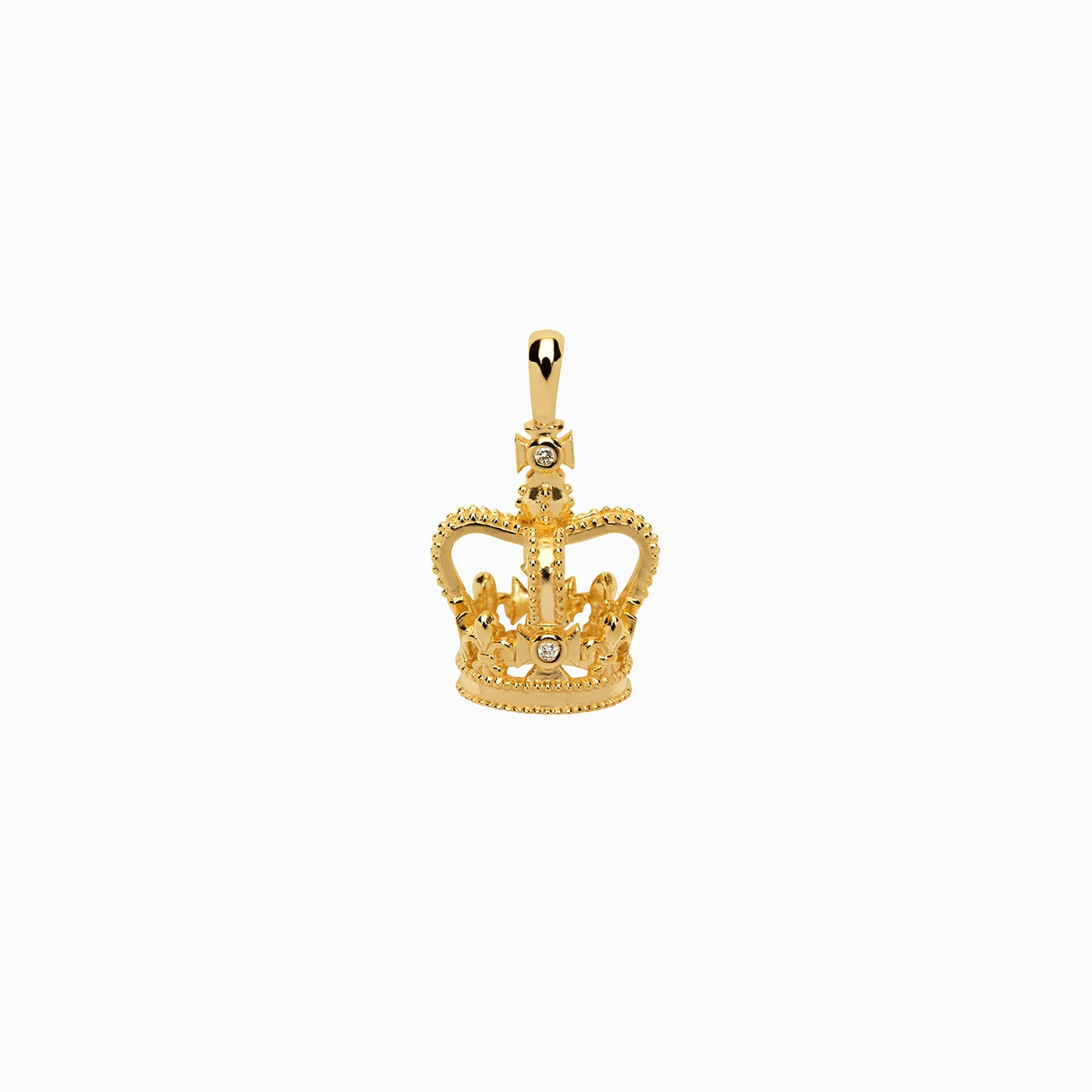 Diamond Crown Necklace by Awe Inspired