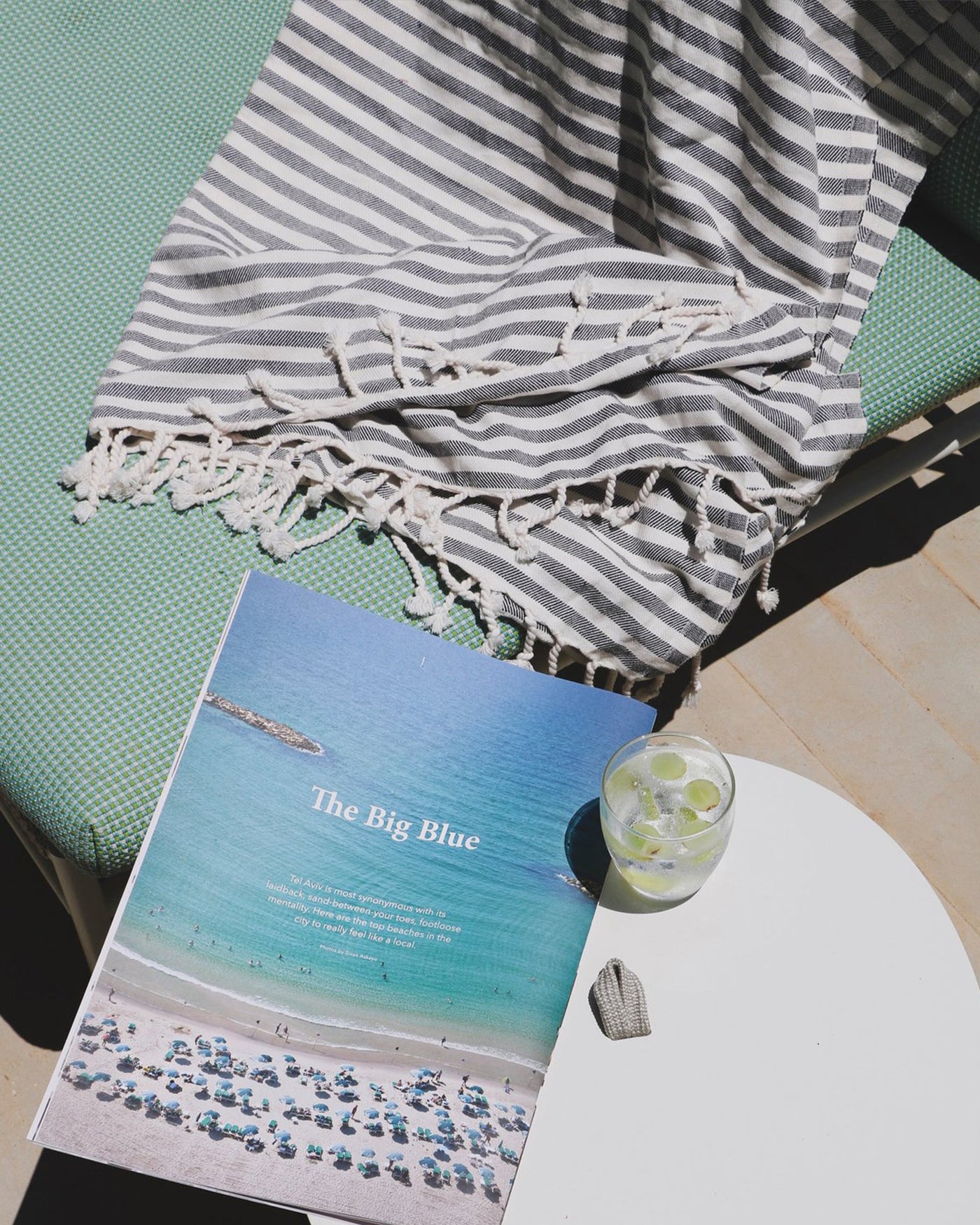 Saint-Tropez • Sand Free Beach Towel by Sunkissed