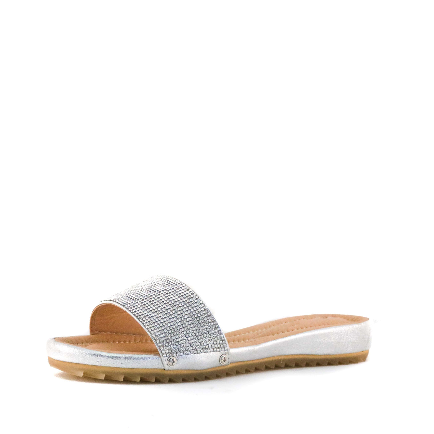 Women's Cyprus Crystal Slide Sandal by Nest Shoes