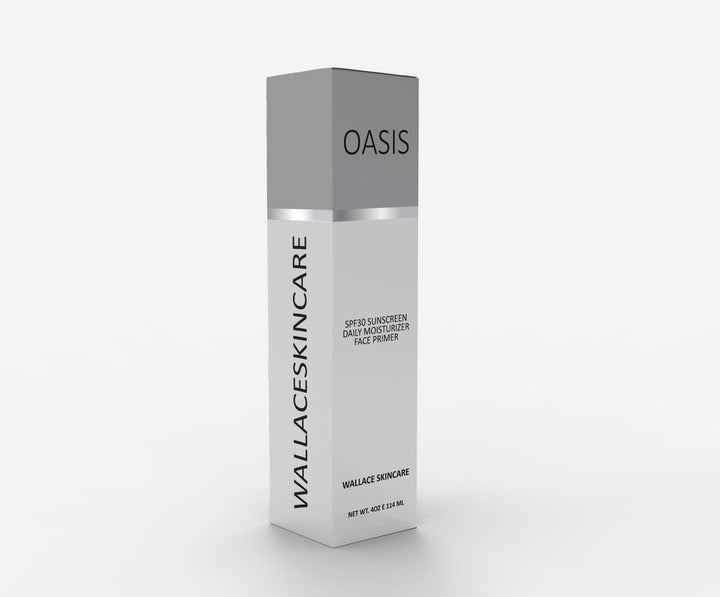 Oasis SPF30 Sunscreen, Vitamin Moisturizer & Face Primer 4oz by Wallace Skincare