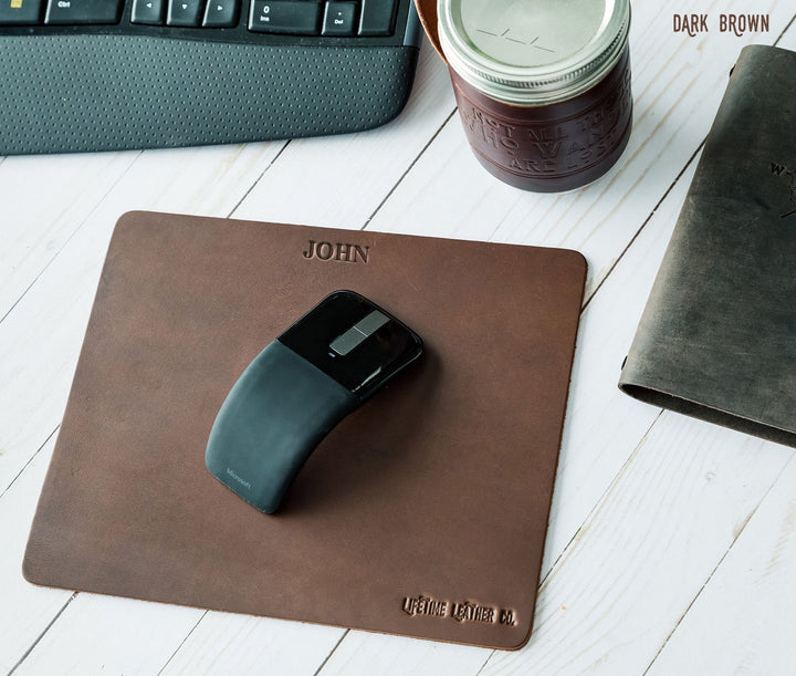 Leather Mouse Pad by Lifetime Leather Co