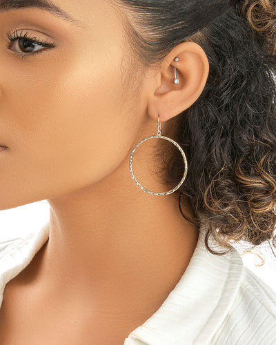 Circle Dangle Earrings by Sterling Forever