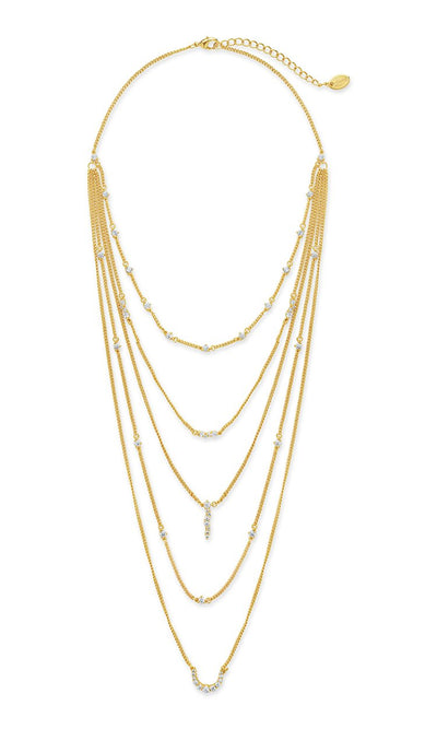 Faye Multi Layer Necklace by Sterling Forever