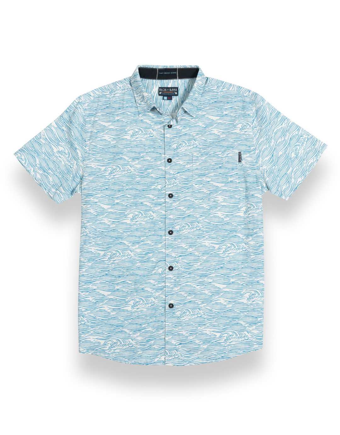 ROLL TIDES - BLUE 7-SEAS™ BUTTON UP by Bajallama