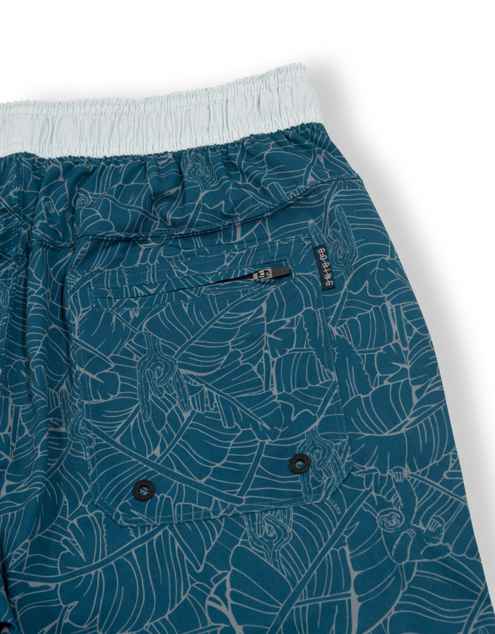 RELAXPLORATIONS - FRIENDS IN HIDING ATHLEISURE SHORTS by Bajallama