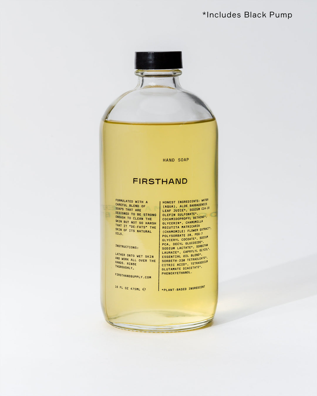 Liquid Hand Soap - 16oz. by Firsthand Supply