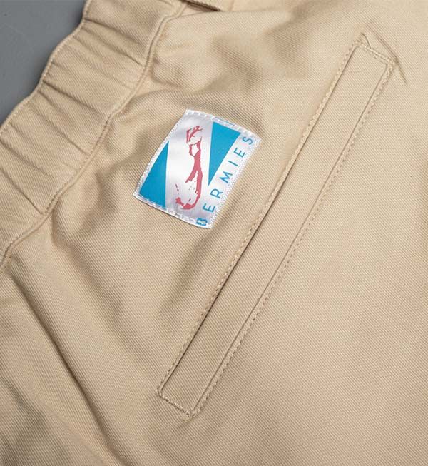 Cotton Shorts - Khaki by Bermies Swimwear