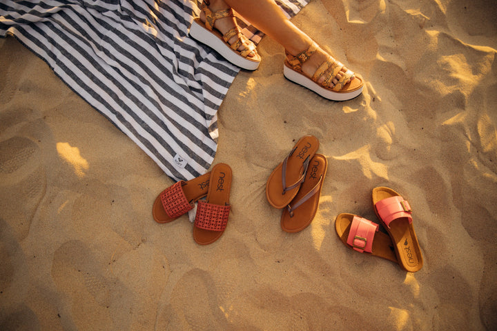 Women's Sandals Biarritz Brown by Nest Shoes