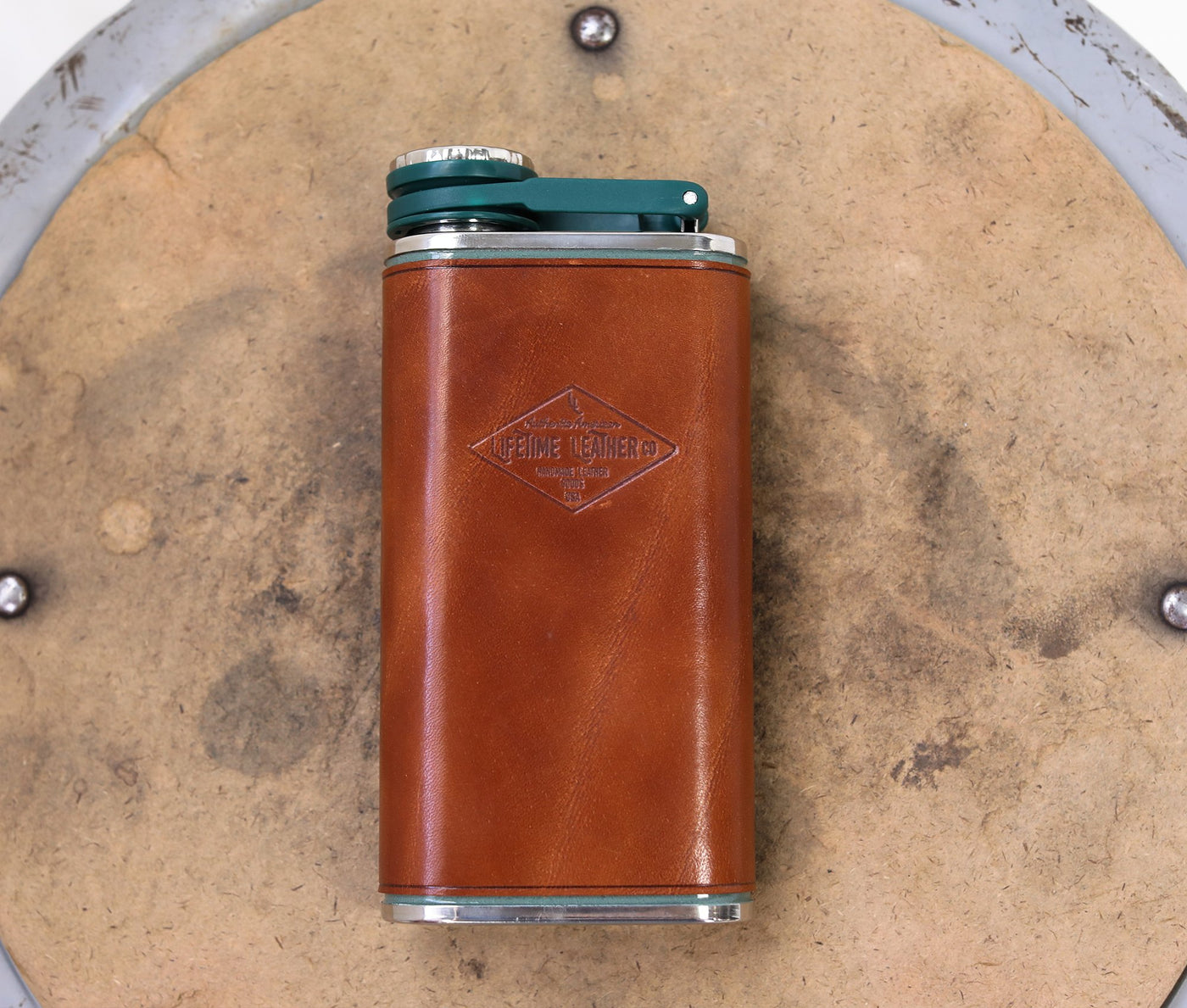 Leather Flask by Lifetime Leather Co
