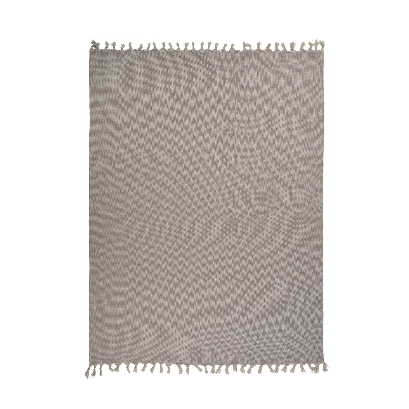 Zigzag Throw Blanket Pure Cotton 72"x50" by La'Hammam