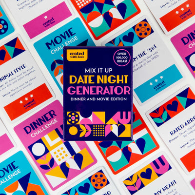 Mix It Up Date Night Generator: Movie and a Dinner Edition by Crated with Love