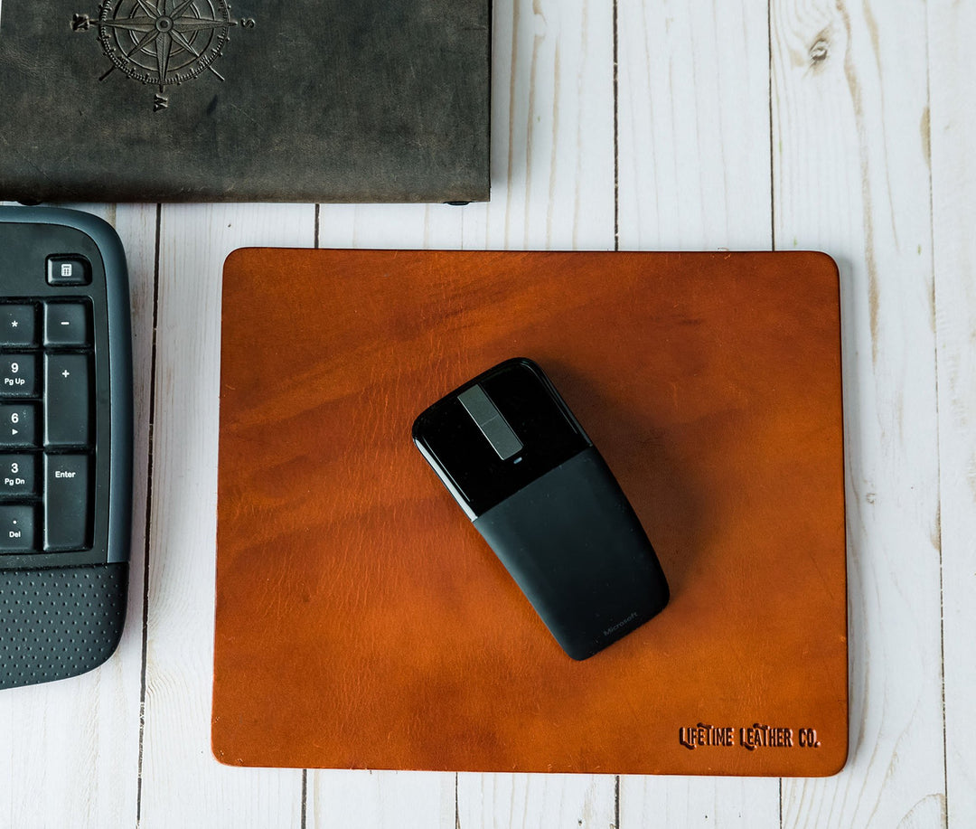 Leather Mouse Pad by Lifetime Leather Co