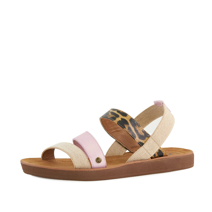 Women's Sandal Mystery Leopard-Natural by Nest Shoes