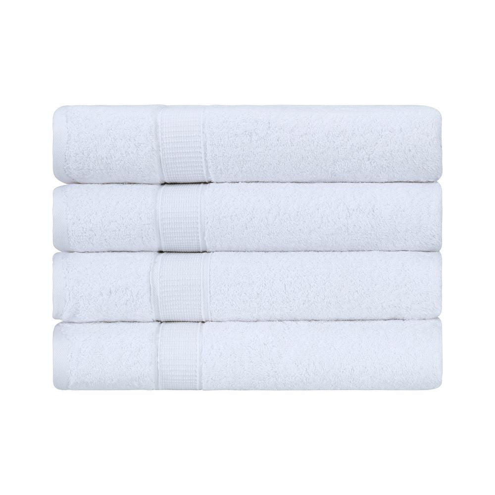 Turkish Cotton Bath Towel Set of 4 by La'Hammam