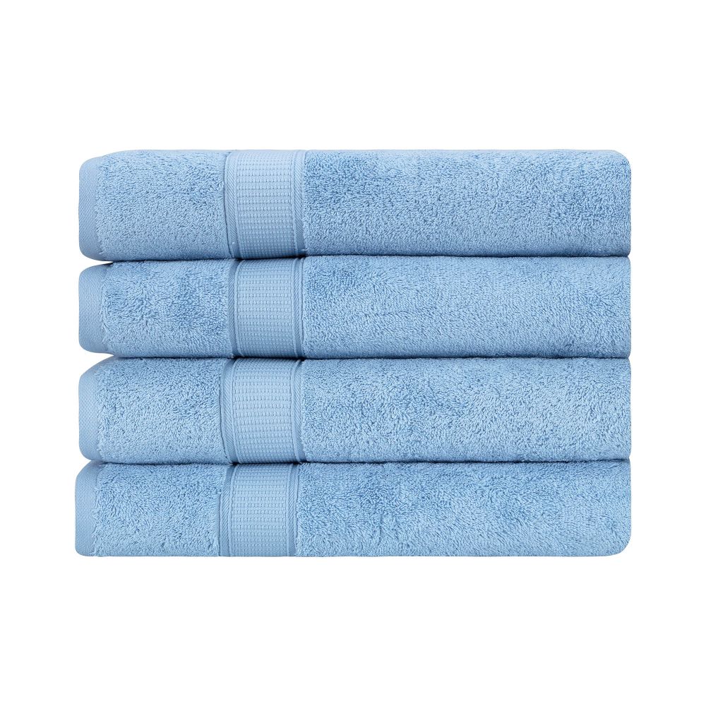 Turkish Cotton Bath Towel Set of 4 by La'Hammam