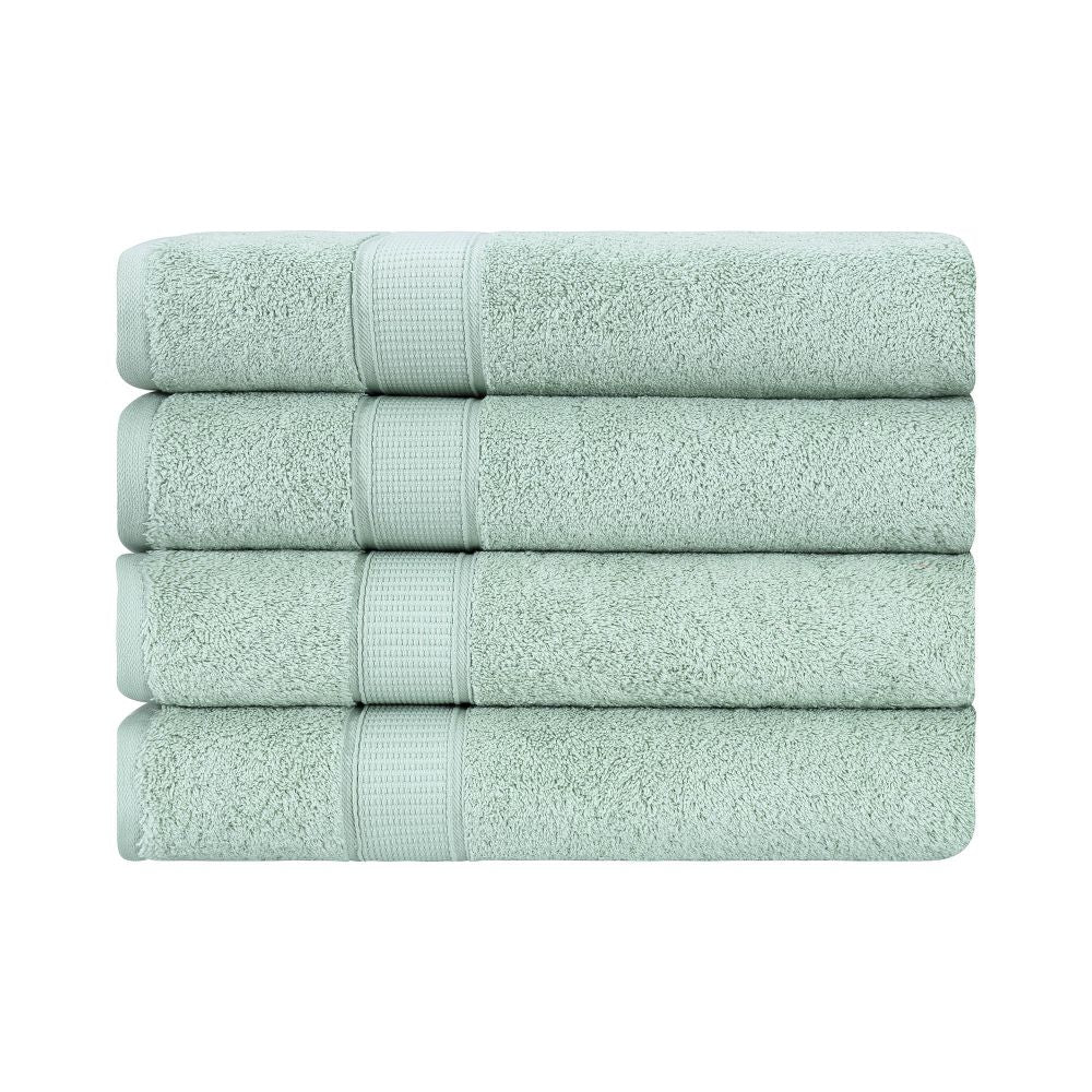 Turkish Cotton Bath Towel Set of 4 by La'Hammam