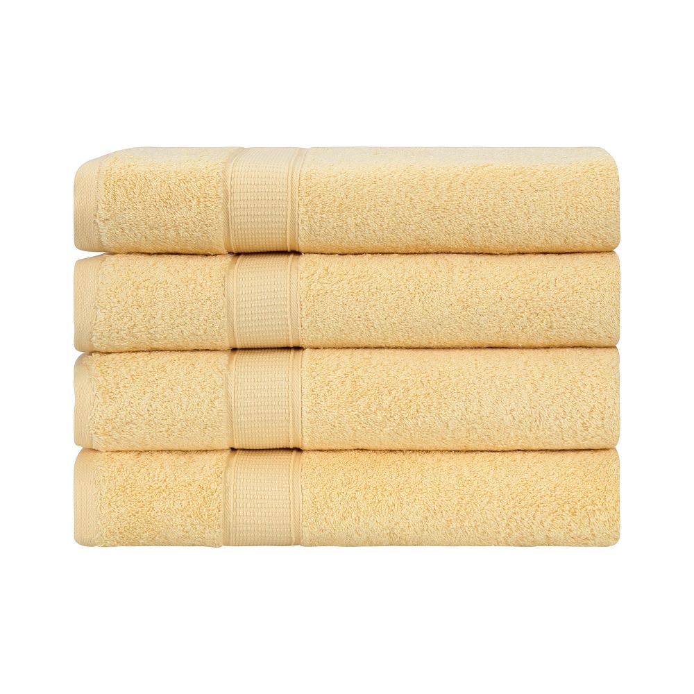 Turkish Cotton Bath Towel Set of 4 by La'Hammam