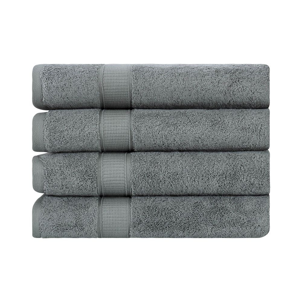 Turkish Cotton Bath Towel Set of 4 by La'Hammam