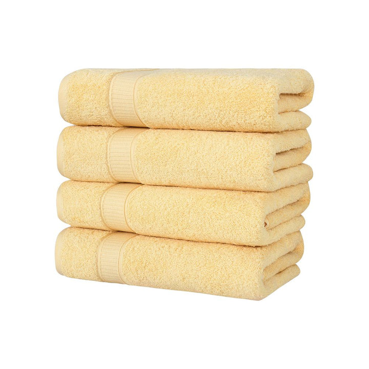 Turkish Cotton Bath Towel Set of 4 by La'Hammam