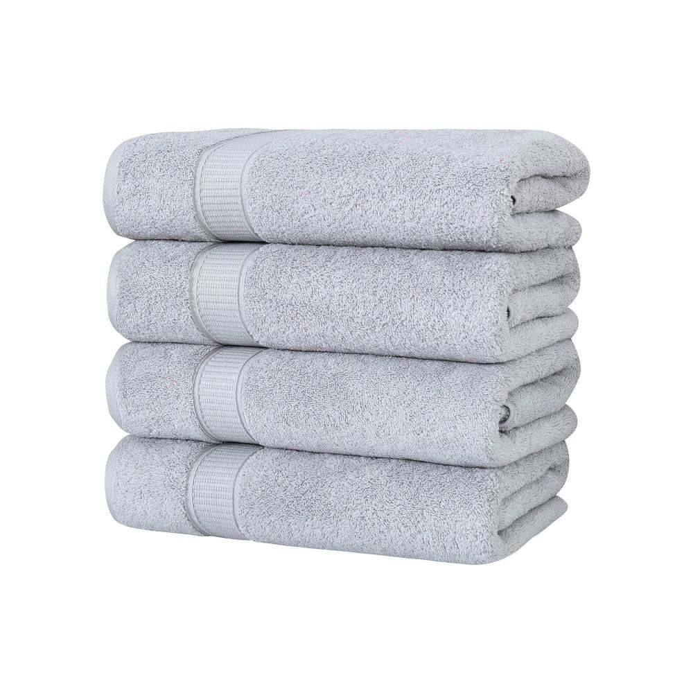 Turkish Cotton Bath Towel Set of 4 by La'Hammam